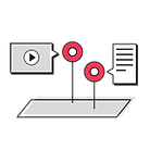 Etiquetas multimedia en tour virtual 360°